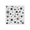 Stamperia All You Need For CHRISTMAS - SNOWFLAKES PATTERN Stencil 12X12 cm #KSTDS73