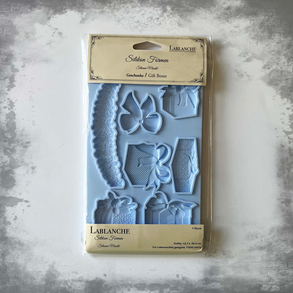 GIFT BOXES LaBlanche Silicone Moulds Molds 5" x 8" Mixed Media Food Safe Resin Decor  #LBMF095