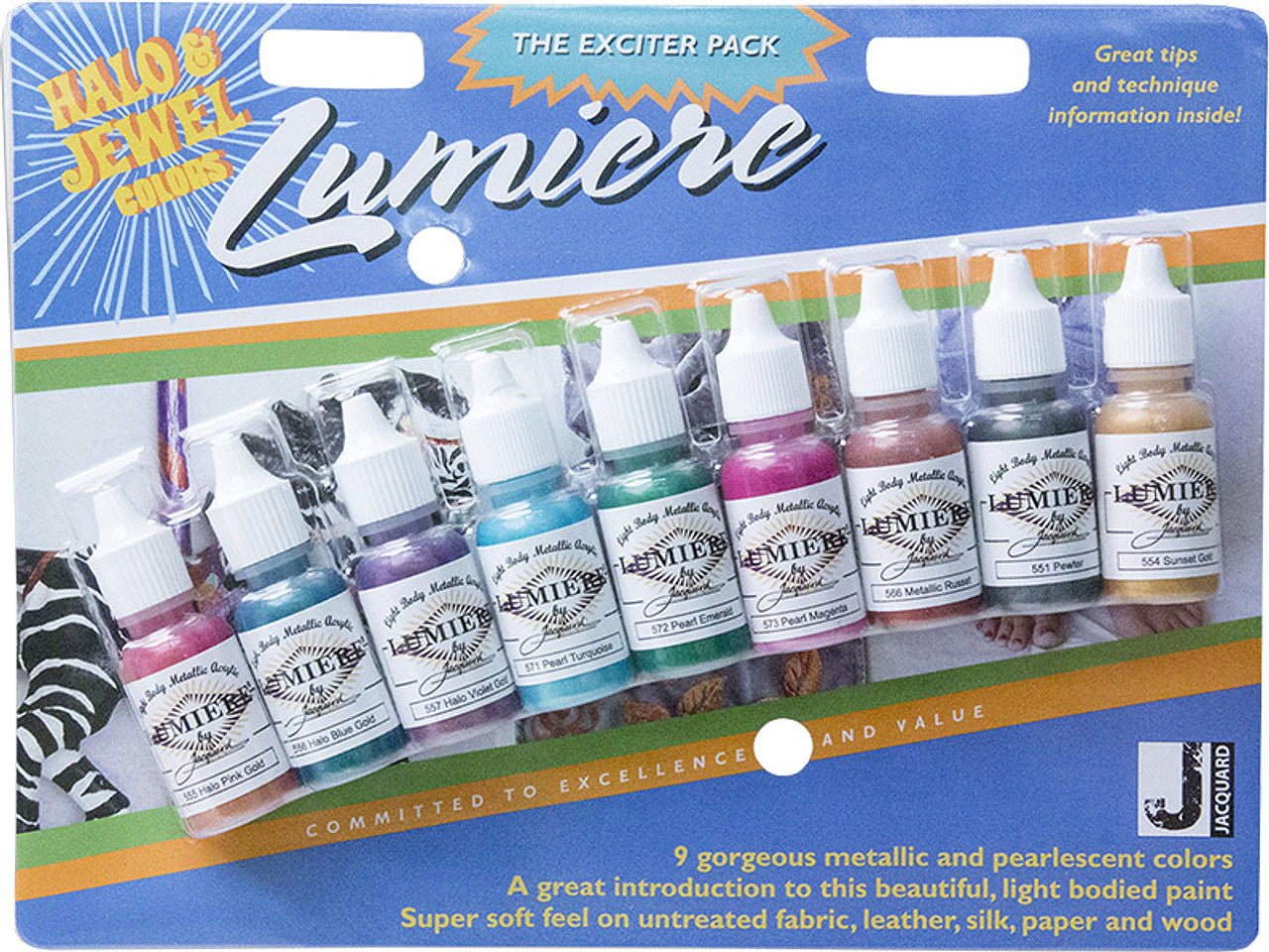 Jacquard LUMIERE The Exciter Pack 9 HALO and JEWEL Colors #JAC9901