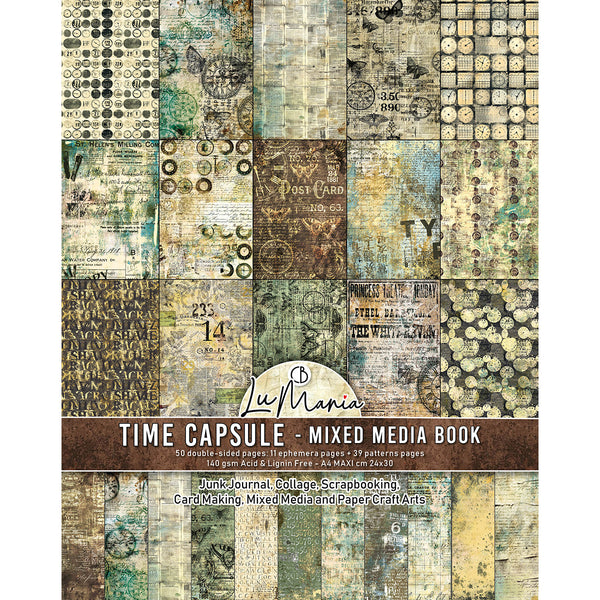 Ciao Bella LuMania TIME CAPSULE Mixed Media Book 50 pgs #MA001