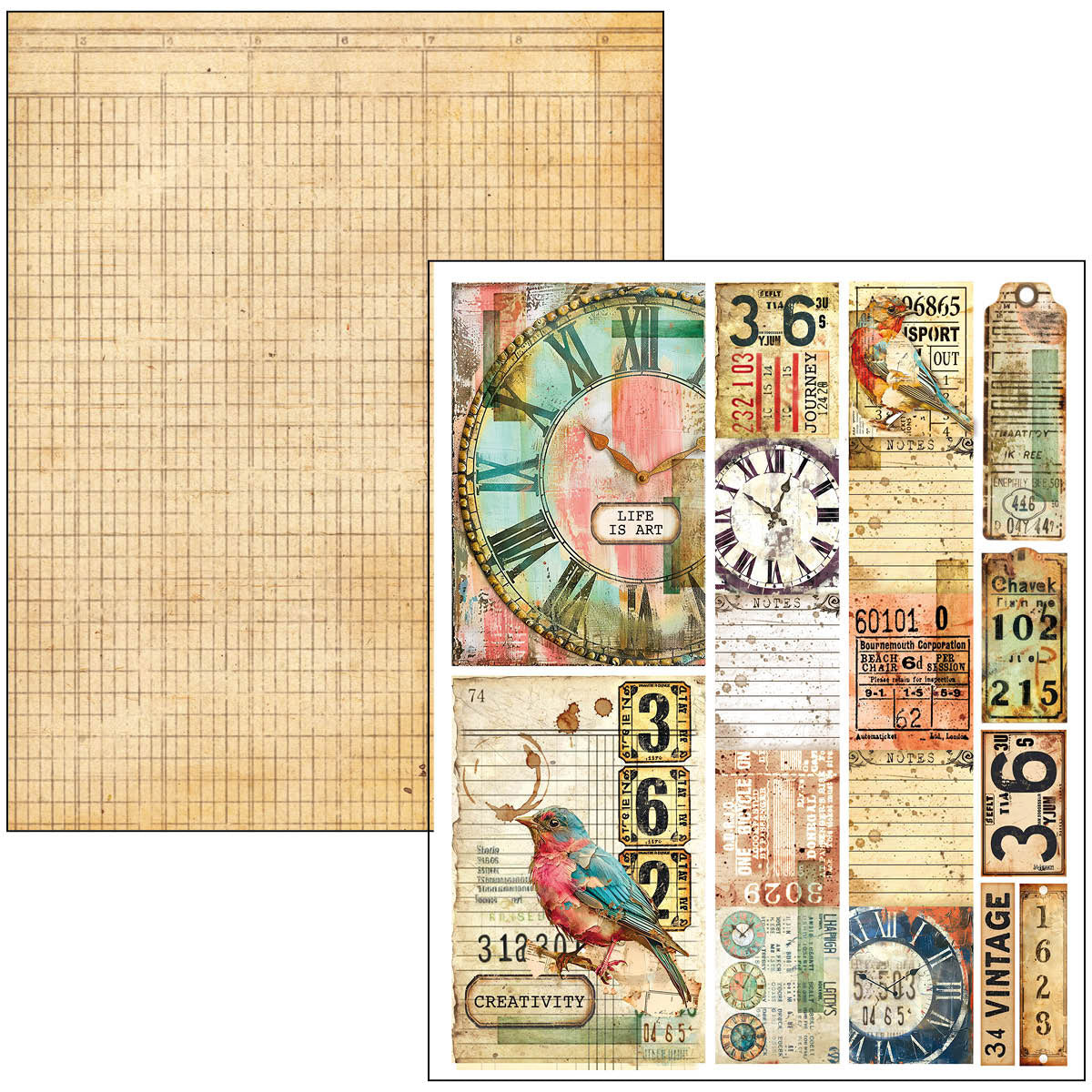 Ciao Bella LuMania QUINTESSENTIAL Mixed Media Book 50 pgs #MA003