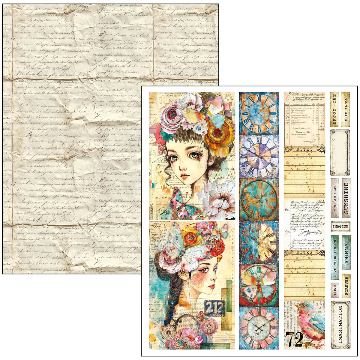 Ciao Bella LuMania QUINTESSENTIAL Mixed Media Book 50 pgs #MA003