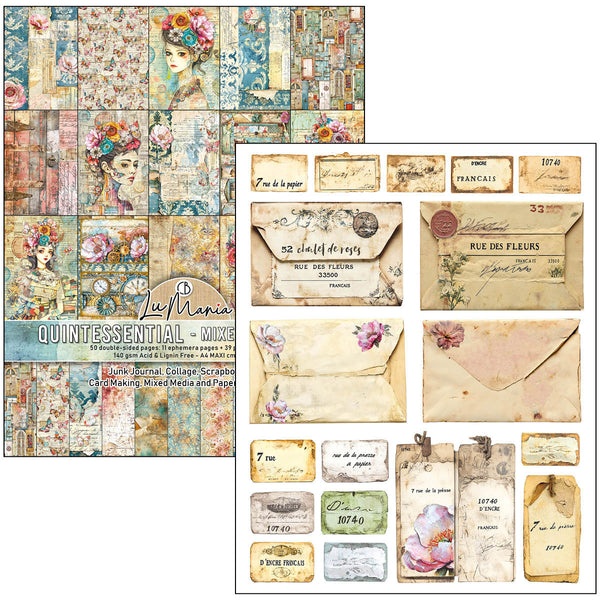 Ciao Bella LuMania QUINTESSENTIAL Mixed Media Book 50 pgs #MA003
