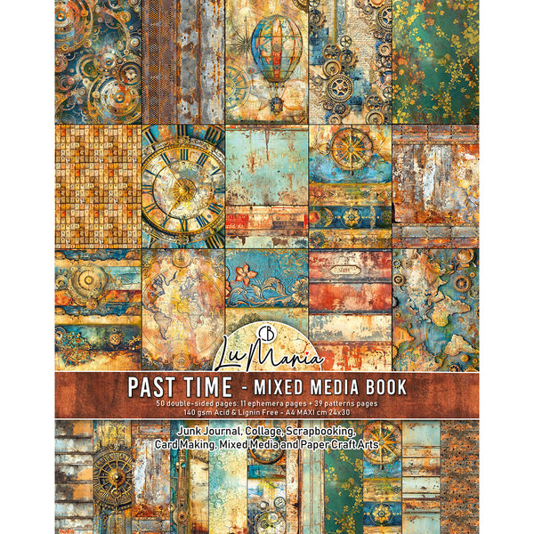 Ciao Bella LuMania PAST TIME Mixed Media Book 50 pgs #MA004