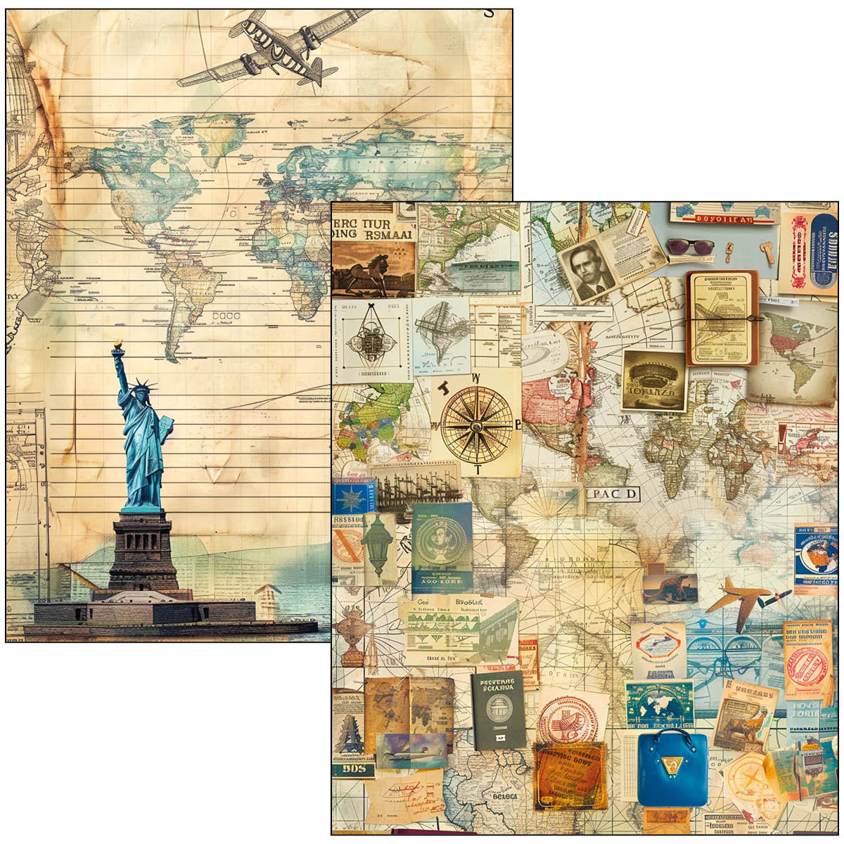 Ciao Bella LuMania JOURNEY AHEAD Mixed Media Book 50 pgs #MA006