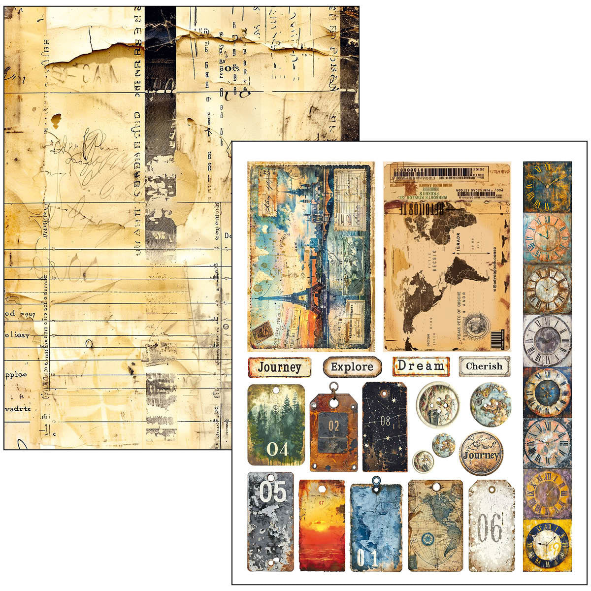 Ciao Bella LuMania JOURNEY AHEAD Mixed Media Book 50 pgs #MA006