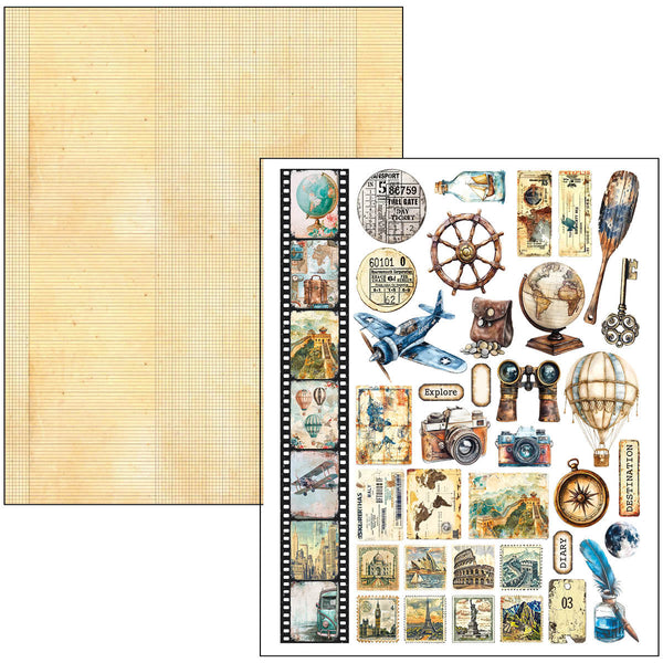 Ciao Bella LuMania JOURNEY AHEAD Mixed Media Book 50 pgs #MA006