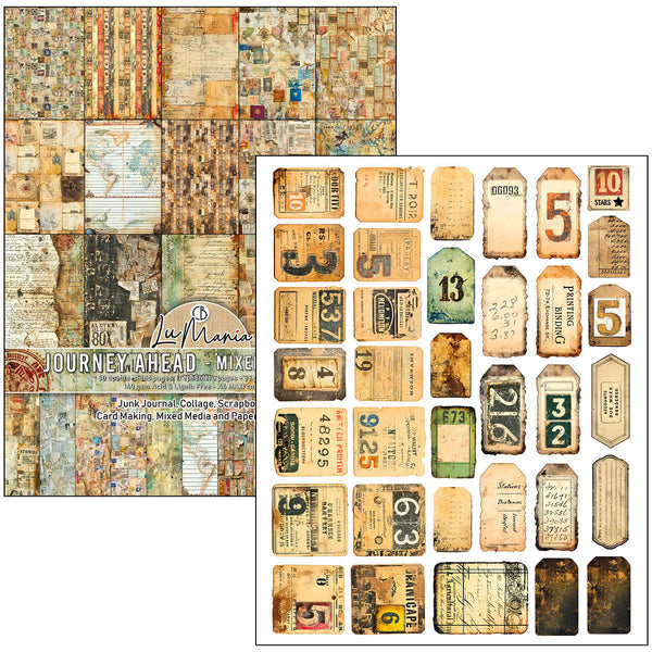 Ciao Bella LuMania JOURNEY AHEAD Mixed Media Book 50 pgs #MA006