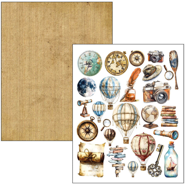 Ciao Bella LuMania JOURNEY AHEAD Mixed Media Book 50 pgs #MA006