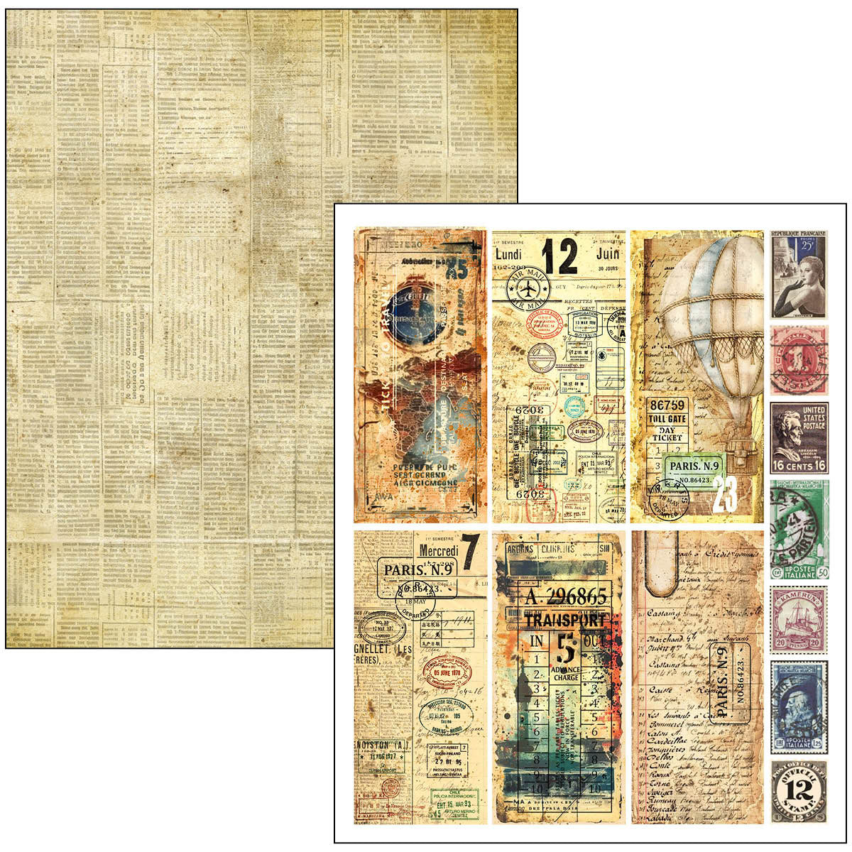 Ciao Bella LuMania JOURNEY AHEAD Mixed Media Book 50 pgs #MA006