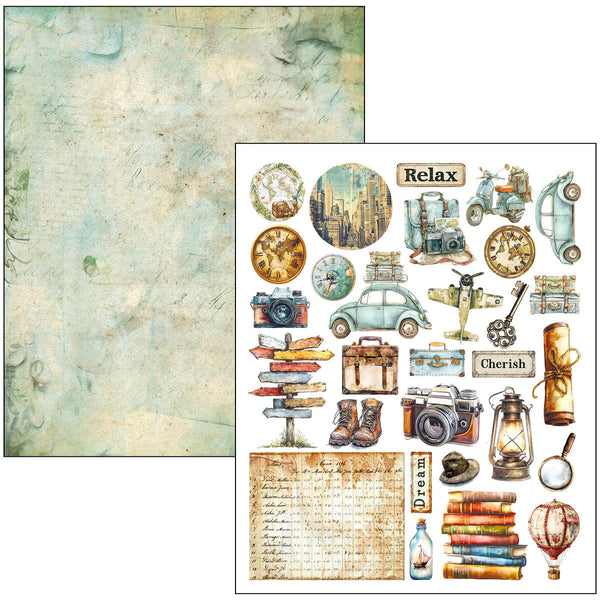 Ciao Bella LuMania JOURNEY AHEAD Mixed Media Book 50 pgs #MA006
