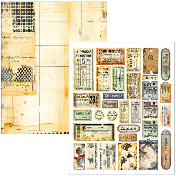 Ciao Bella LuMania JOURNEY AHEAD Mixed Media Book 50 pgs #MA006