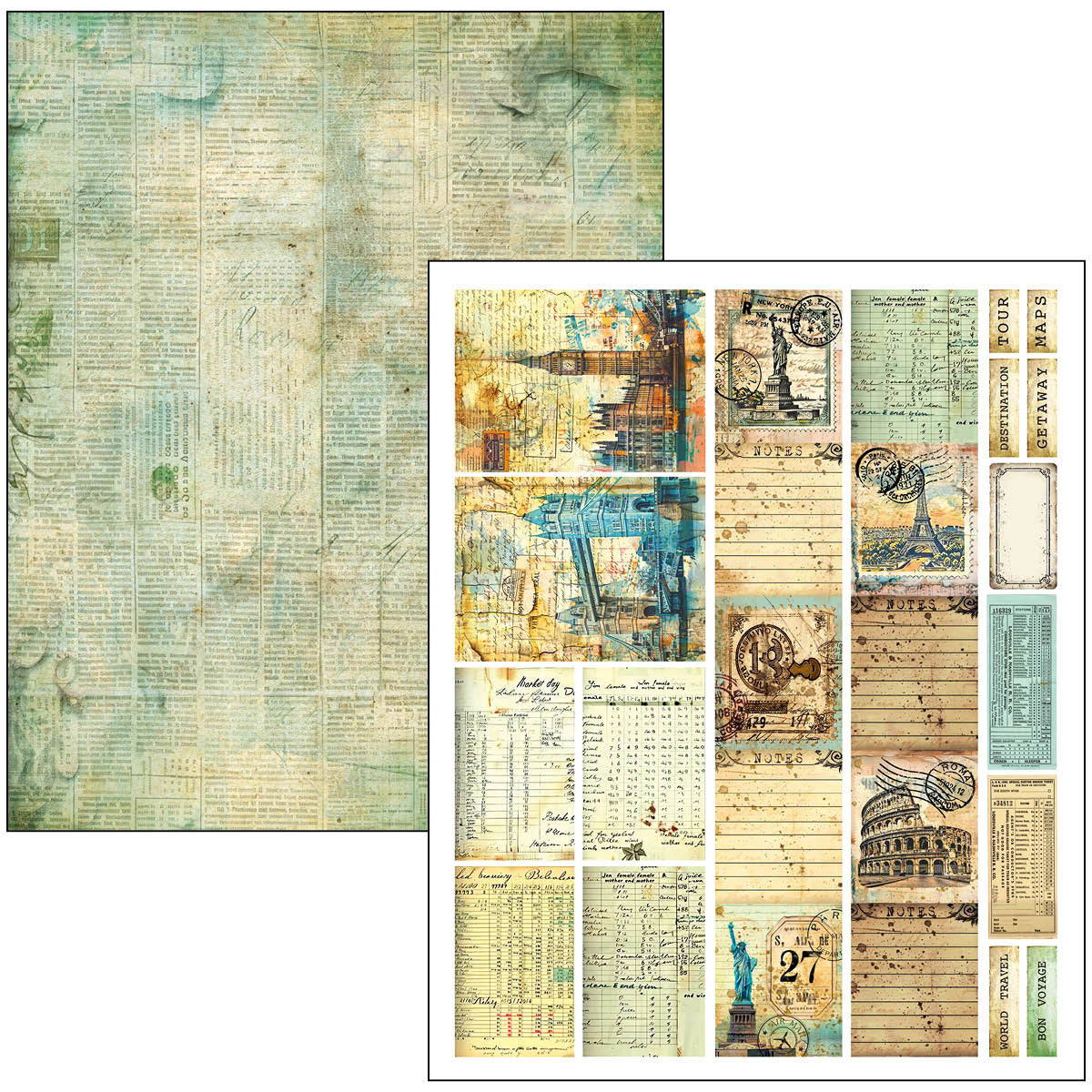 Ciao Bella LuMania JOURNEY AHEAD Mixed Media Book 50 pgs #MA006