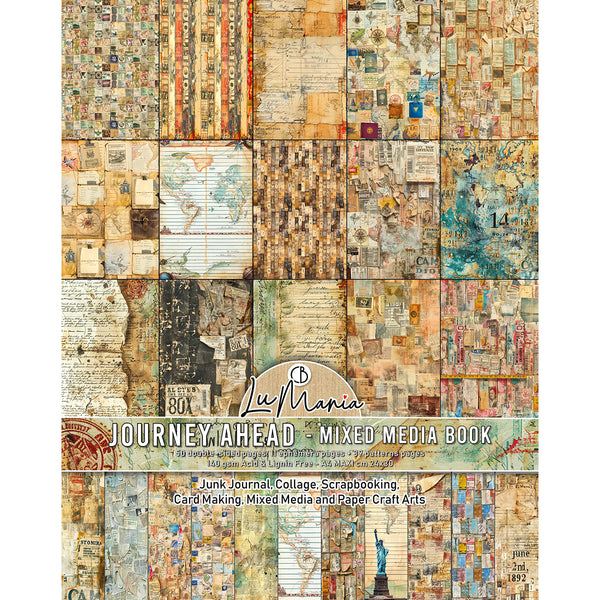 Ciao Bella LuMania JOURNEY AHEAD Mixed Media Book 50 pgs #MA006