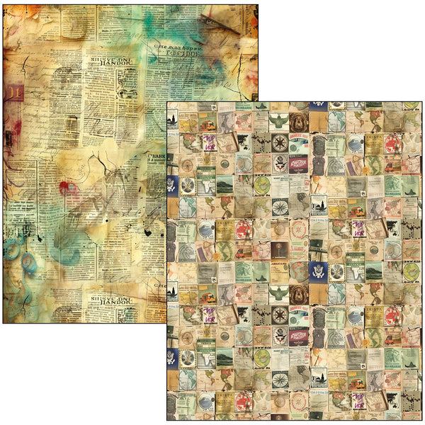 Ciao Bella LuMania JOURNEY AHEAD Mixed Media Book 50 pgs #MA006