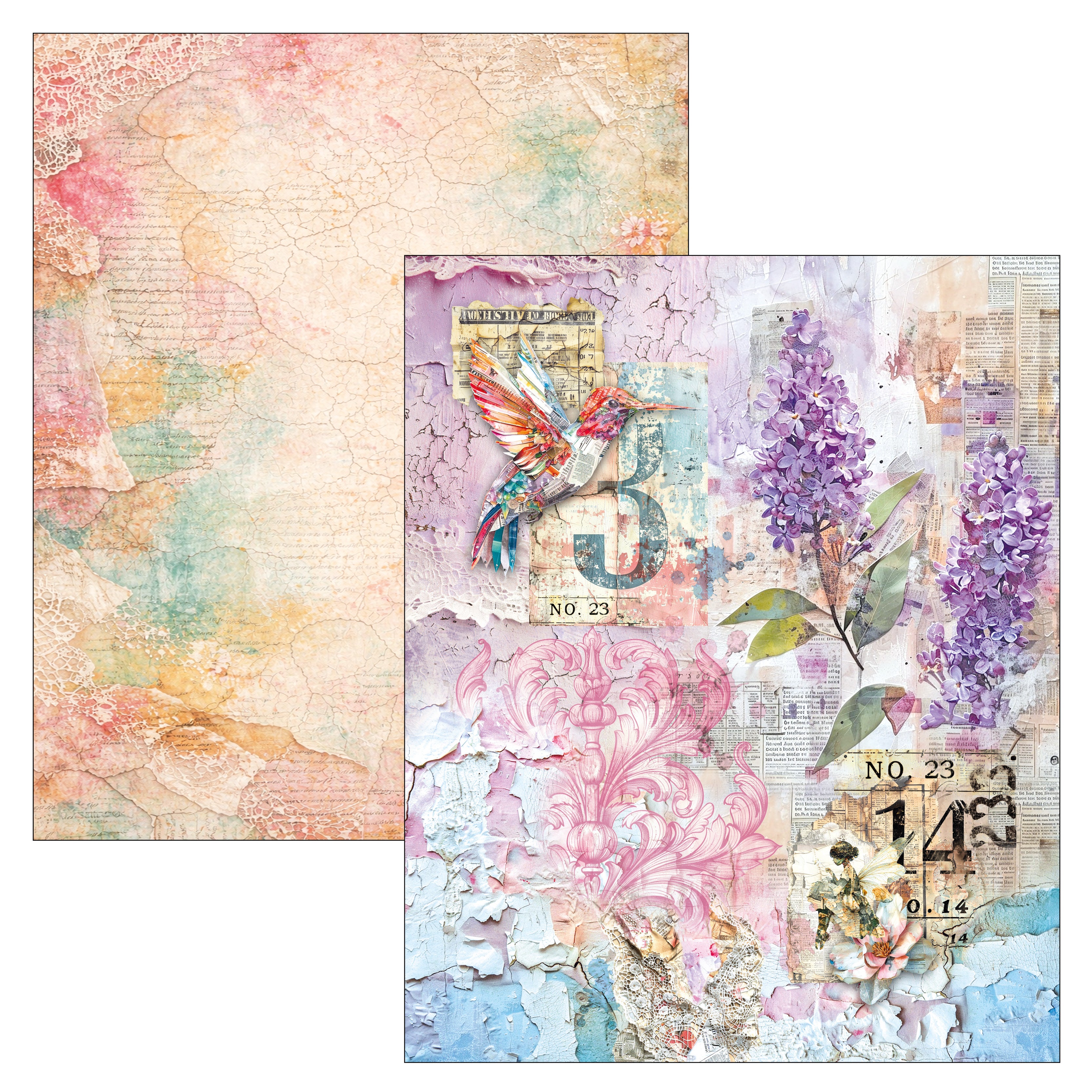 Ciao Bella LuMania The SOUND of SPRING Mixed Media Book 50 pgs #MA009