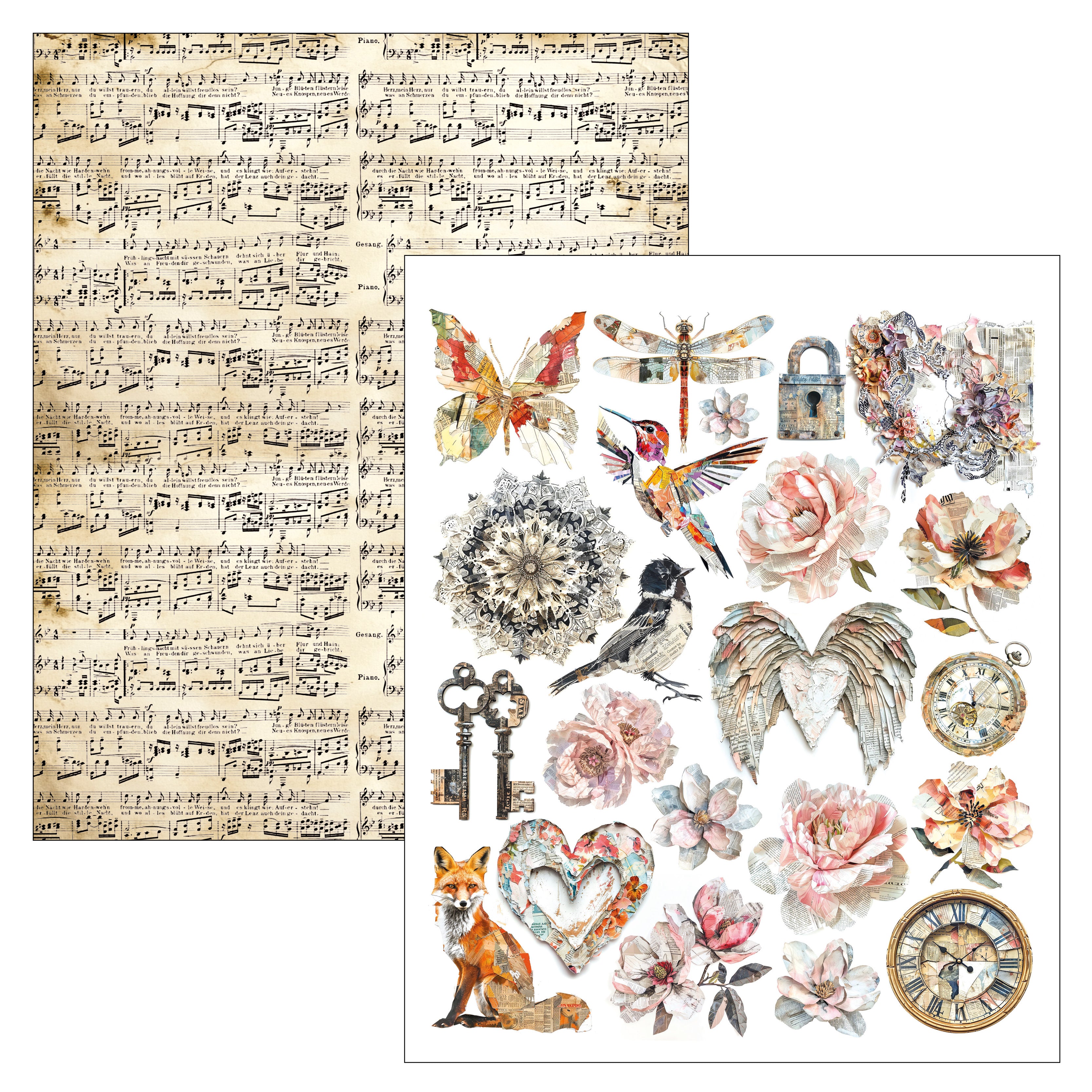 Ciao Bella LuMania The SOUND of SPRING Mixed Media Book 50 pgs #MA009