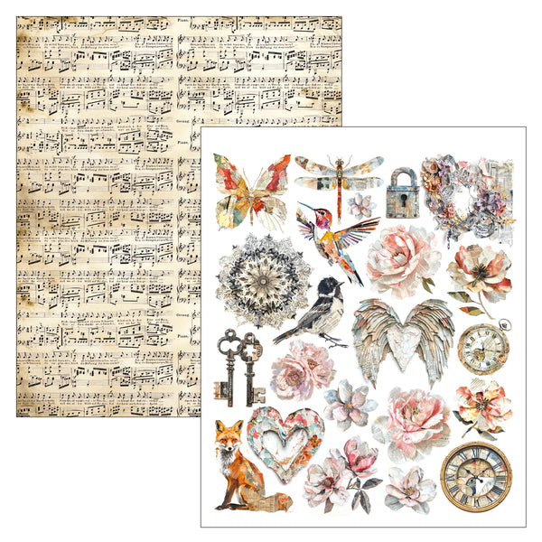 Ciao Bella LuMania The SOUND of SPRING Mixed Media Book 50 pgs #MA009