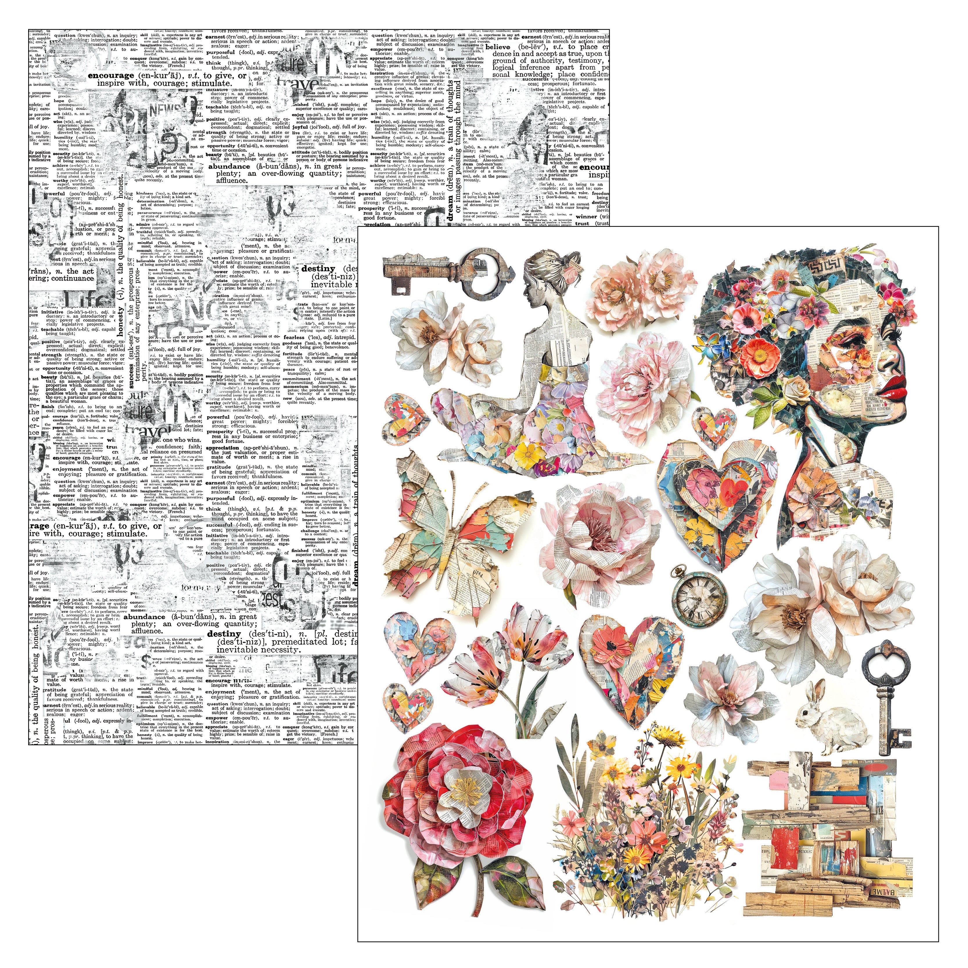 Ciao Bella LuMania The SOUND of SPRING Mixed Media Book 50 pgs #MA009