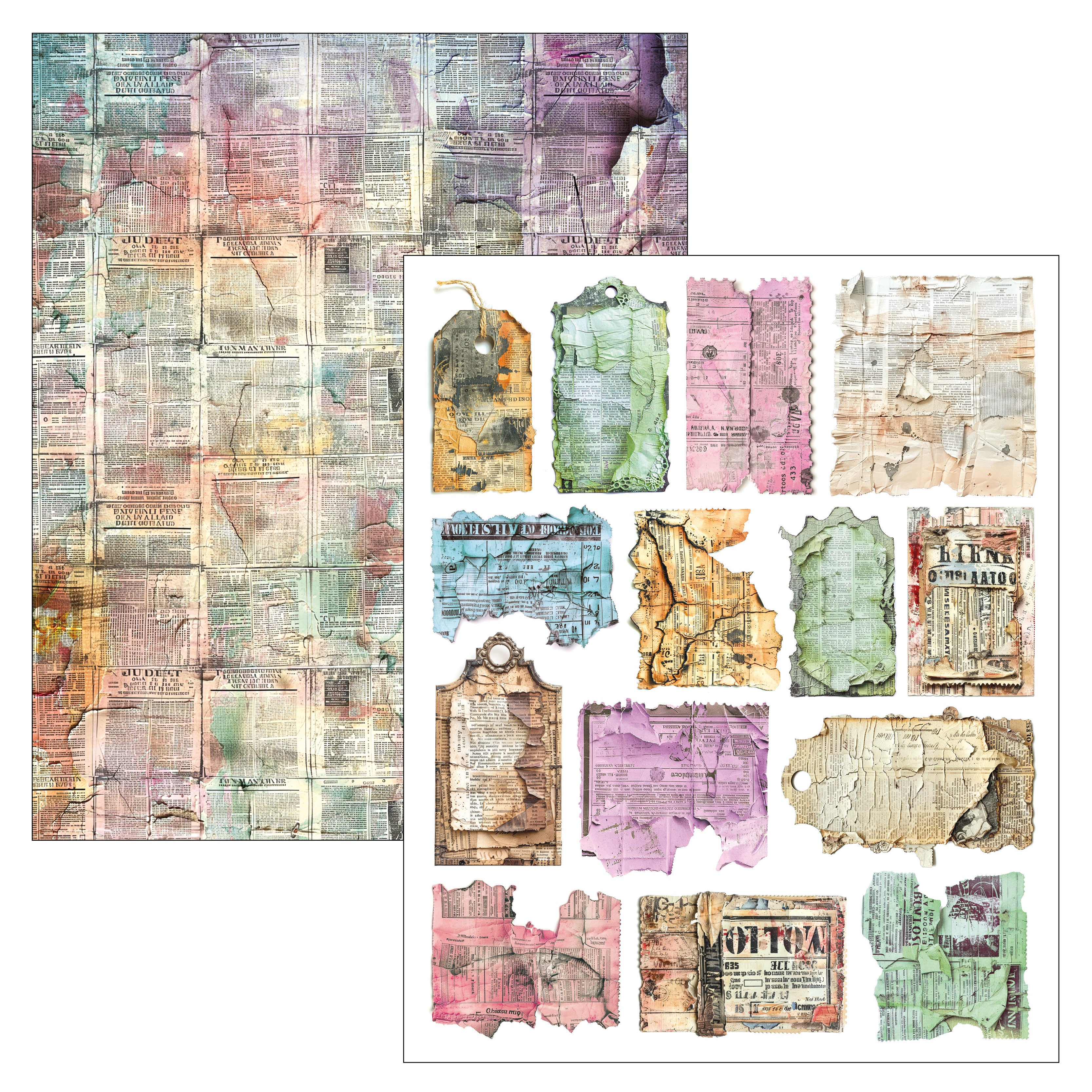 Ciao Bella LuMania The SOUND of SPRING Mixed Media Book 50 pgs #MA009