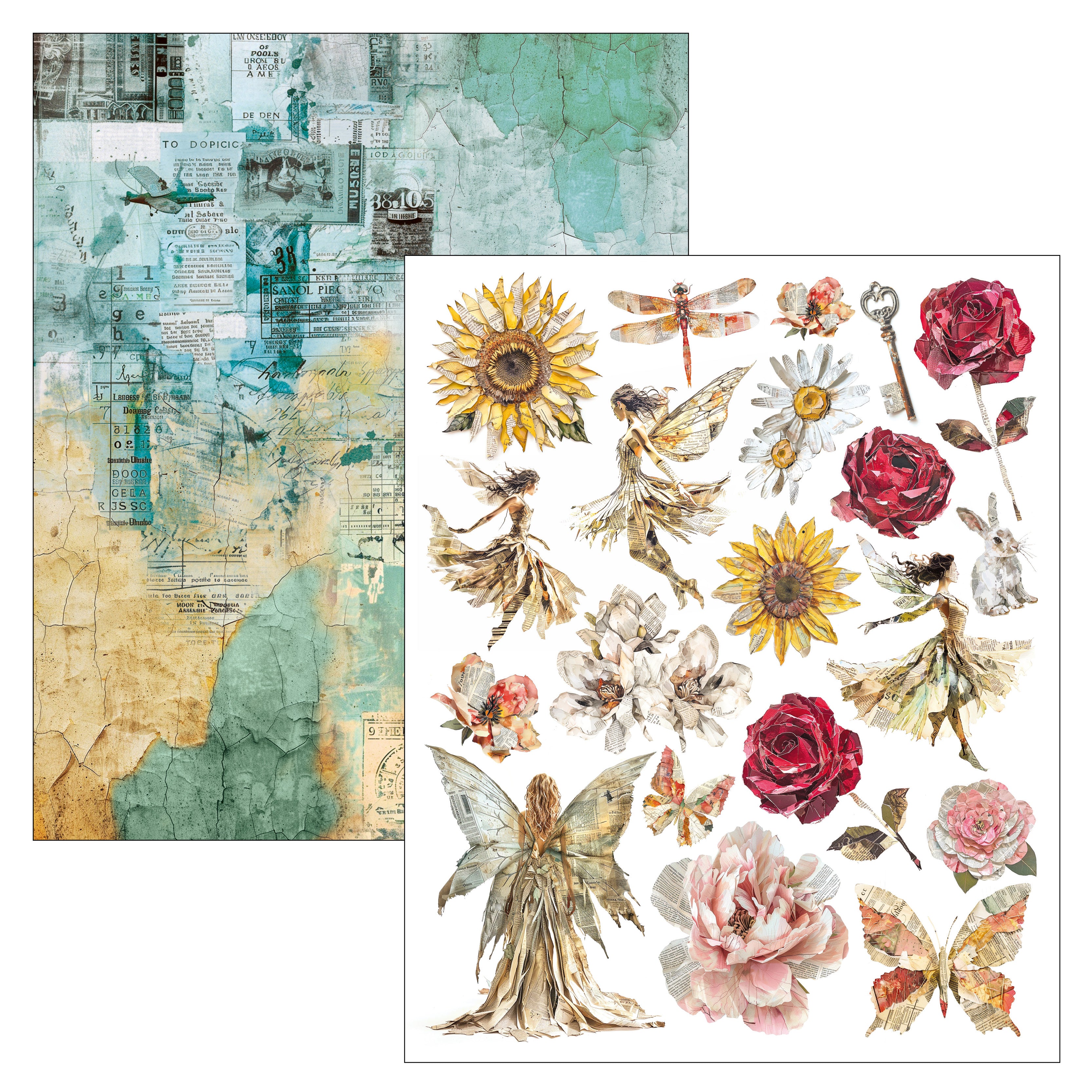 Ciao Bella LuMania The SOUND of SPRING Mixed Media Book 50 pgs #MA009