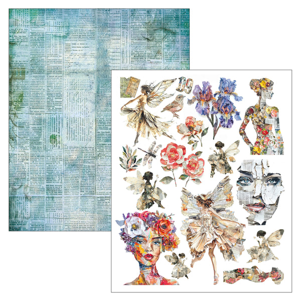 Ciao Bella LuMania The SOUND of SPRING Mixed Media Book 50 pgs #MA009