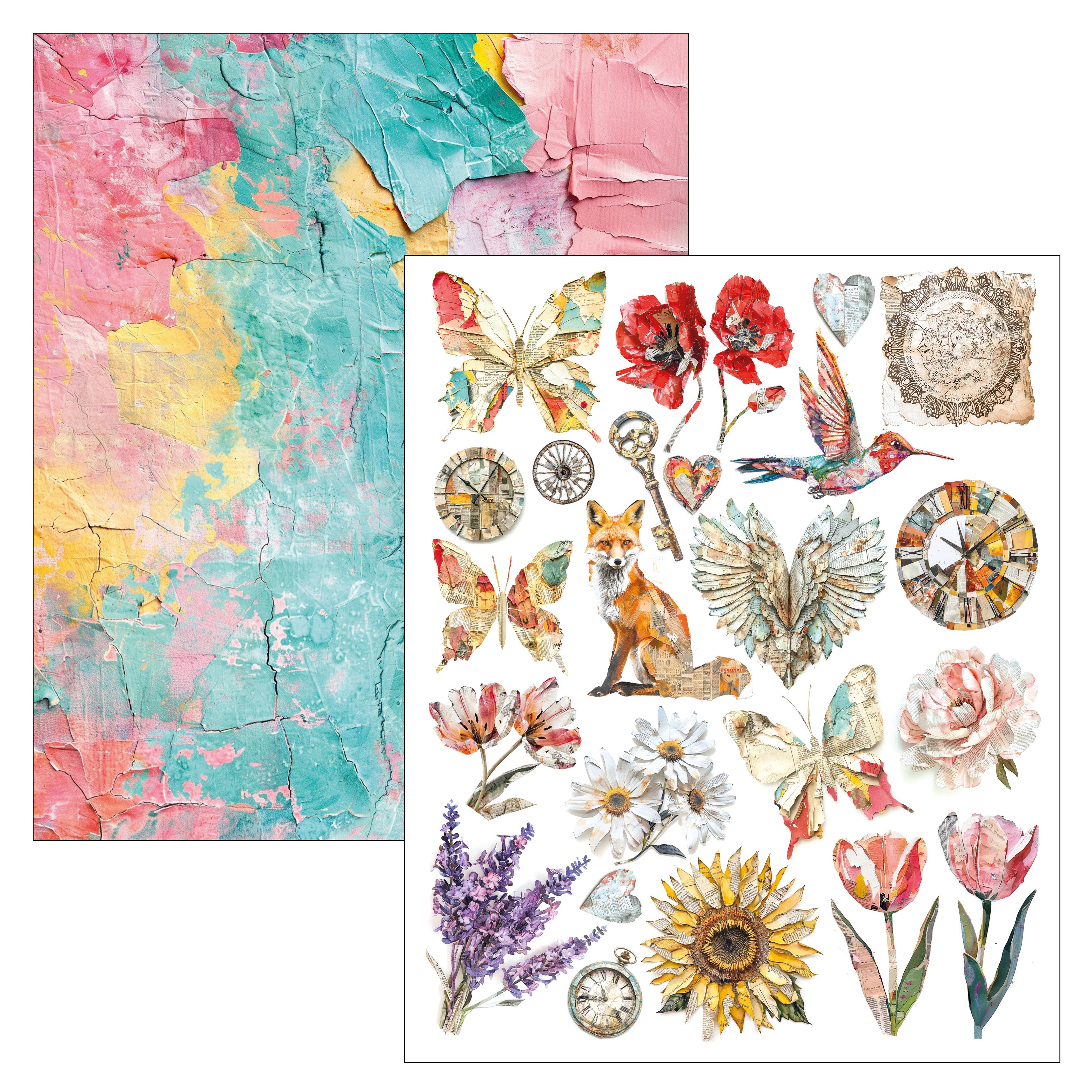 Ciao Bella LuMania The SOUND of SPRING Mixed Media Book 50 pgs #MA009