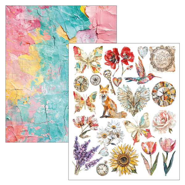 Ciao Bella LuMania The SOUND of SPRING Mixed Media Book 50 pgs #MA009