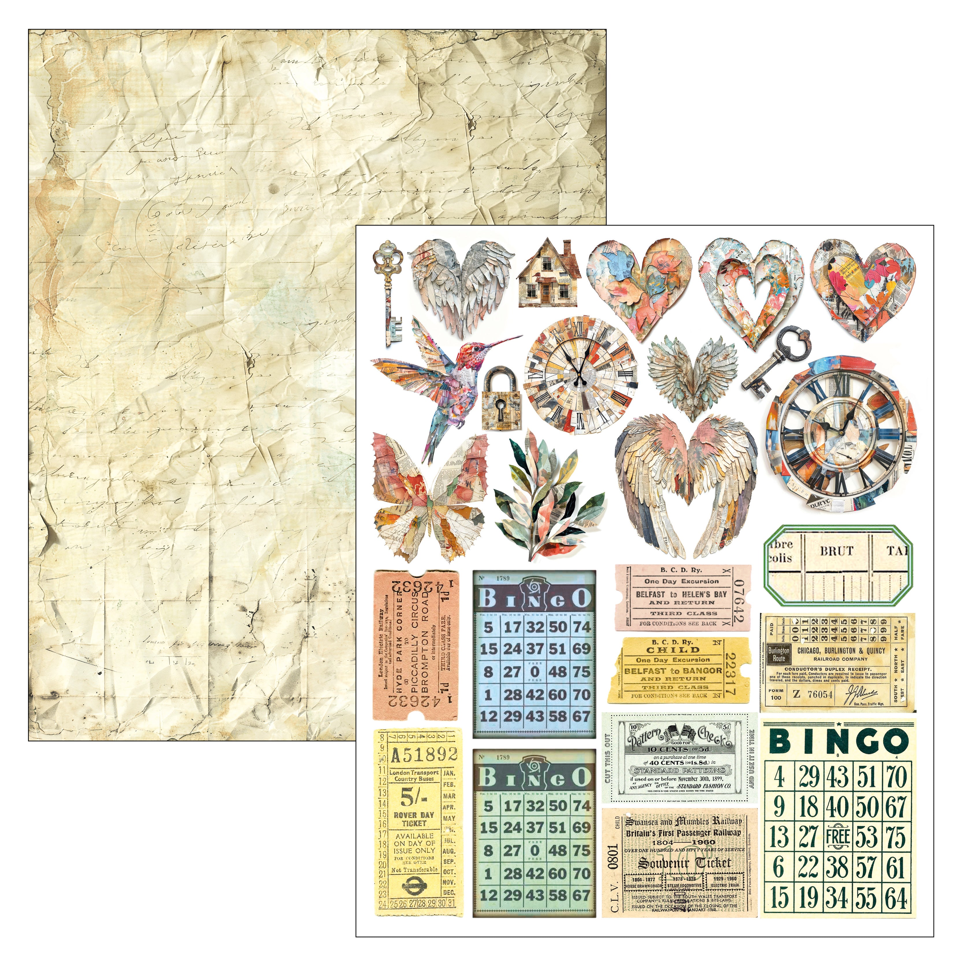 Ciao Bella LuMania The SOUND of SPRING Mixed Media Book 50 pgs #MA009