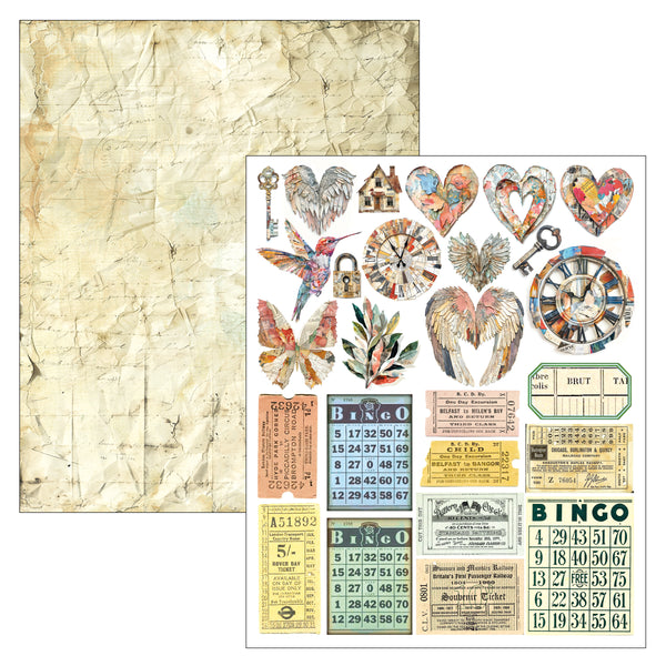 Ciao Bella LuMania The SOUND of SPRING Mixed Media Book 50 pgs #MA009