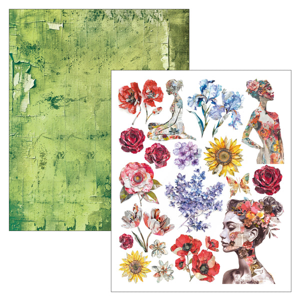Ciao Bella LuMania The SOUND of SPRING Mixed Media Book 50 pgs #MA009