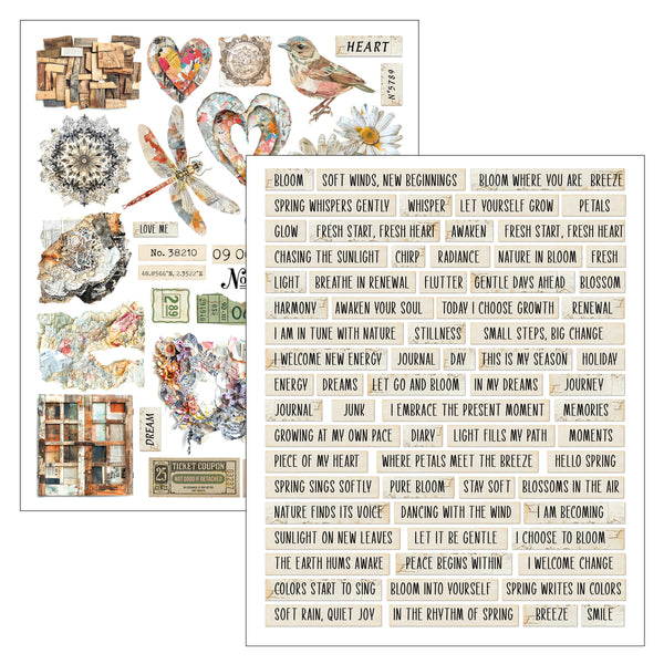 Ciao Bella LuMania The SOUND of SPRING Mixed Media Book 50 pgs #MA009
