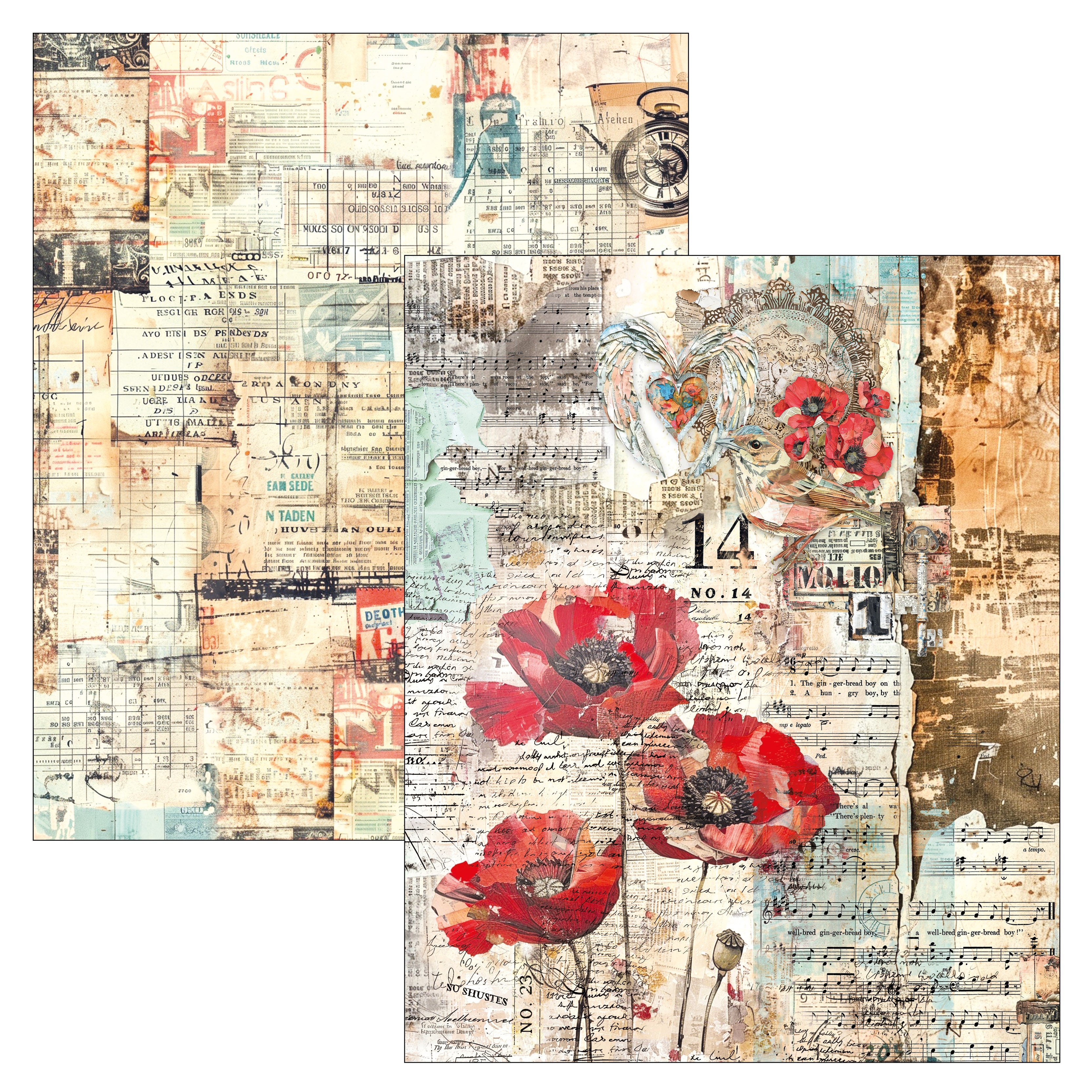 Ciao Bella LuMania The SOUND of SPRING Mixed Media Book 50 pgs #MA009