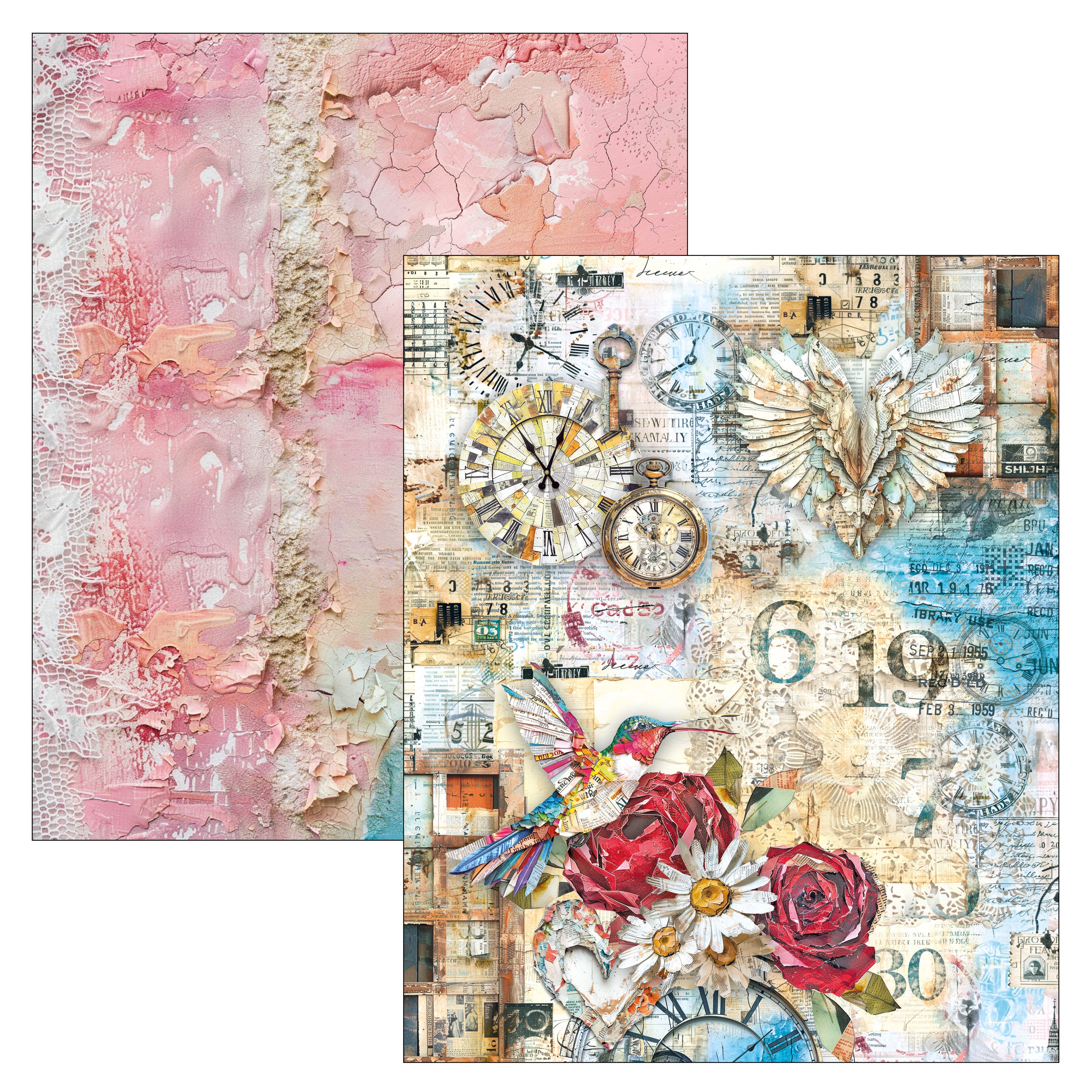 Ciao Bella LuMania The SOUND of SPRING Mixed Media Book 50 pgs #MA009