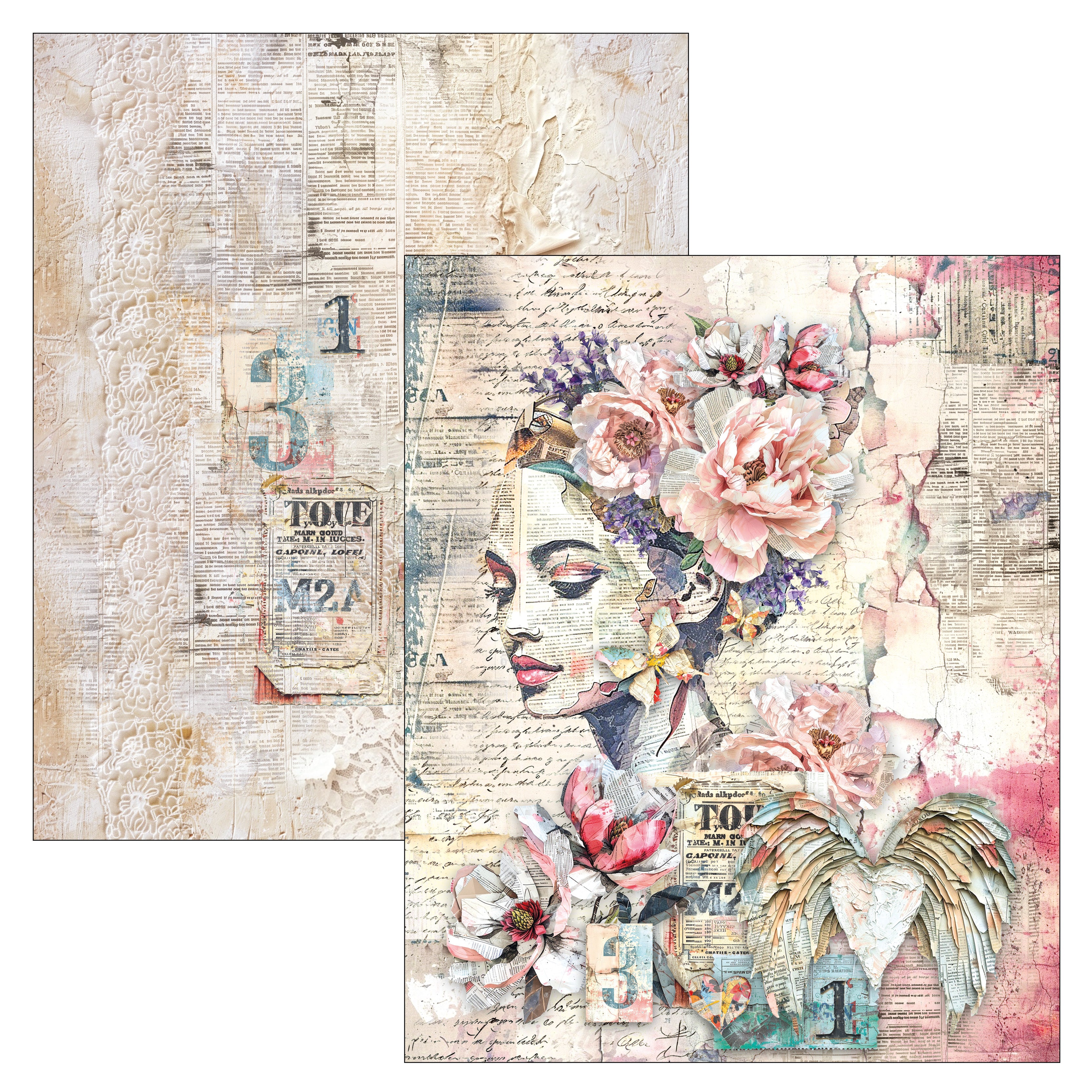 Ciao Bella LuMania The SOUND of SPRING Mixed Media Book 50 pgs #MA009