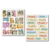 Ciao Bella LuMania The SOUND of SPRING Uncut Mixed Media Stickers 10 Sheets #MB013
