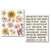 Ciao Bella LuMania The SOUND of SPRING Uncut Mixed Media Stickers 10 Sheets #MB013