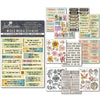 Ciao Bella LuMania The SOUND of SPRING Uncut Mixed Media Stickers 10 Sheets #MB013