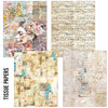 Ciao Bella LuMania CraftMix The SOUND of SPRING Mixed Media A5 Paper Pack - 8 Sheets Tissue & Vellum #MC009