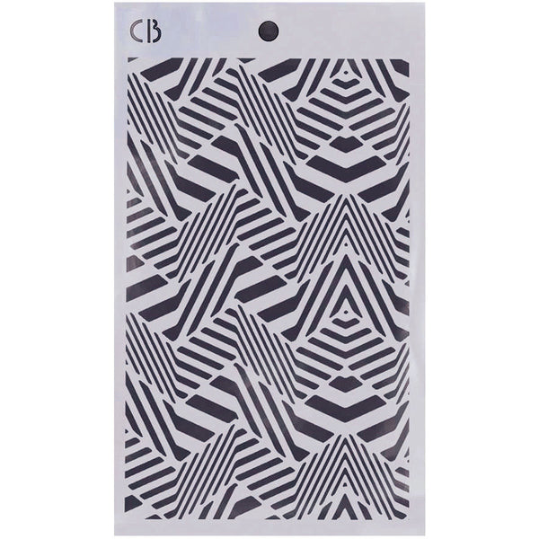 Ciao Bella Lu Mania TRIPLE LAYER STENCILS - SET 3 - 3 pcs 5" x 8"  #MD003
