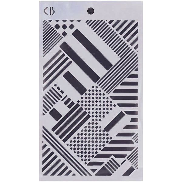 Ciao Bella Lu Mania TRIPLE LAYER STENCILS - SET 5 - 3 pcs 5" x 8"  #MD005