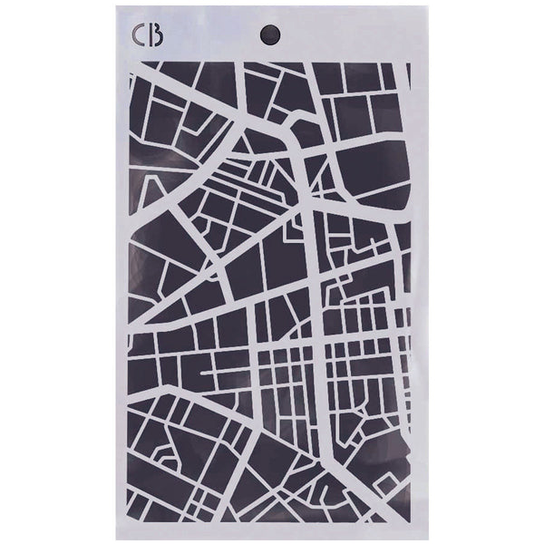 Ciao Bella Lu Mania TRIPLE LAYER STENCILS - SET 6 - 3 pcs 5" x 8"  #MD006