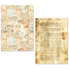 Ciao Bella LuMania VINTAGE MANUSCRIPT A5 Tissue Paper Set - 24 Sheets #ME001