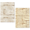 Ciao Bella LuMania VINTAGE MANUSCRIPT A5 Tissue Paper Set - 24 Sheets #ME001