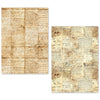 Ciao Bella LuMania VINTAGE MANUSCRIPT A5 Tissue Paper Set - 24 Sheets #ME001