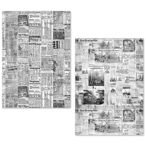Ciao Bella LuMania NEWSPAPERS A5 Tissue Paper Set - 24 Sheets #ME003