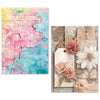 Ciao Bella LuMania CraftMix WILD BLOSSOM Mixed Media A5 TISSUE Papers Set - 24 Sheets #ME004