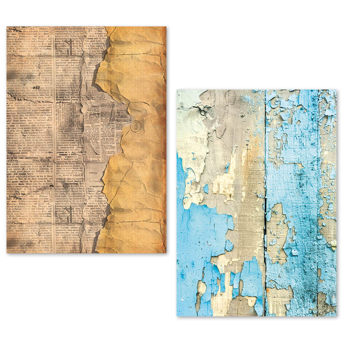 Ciao Bella LuMania CraftMix WILD BLOSSOM Mixed Media A5 TISSUE Papers Set - 24 Sheets #ME004