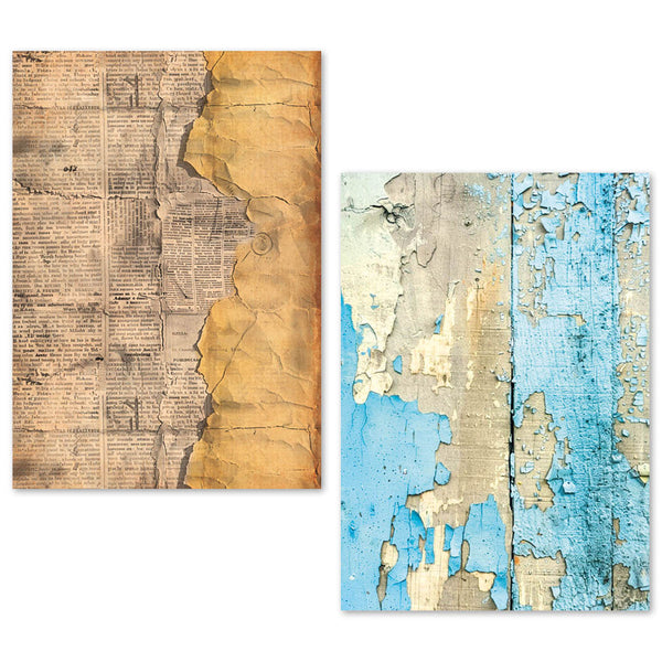 Ciao Bella LuMania CraftMix WILD BLOSSOM Mixed Media A5 TISSUE Papers Set - 24 Sheets #ME004