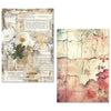 Ciao Bella LuMania CraftMix WILD BLOSSOM Mixed Media A5 TISSUE Papers Set - 24 Sheets #ME004